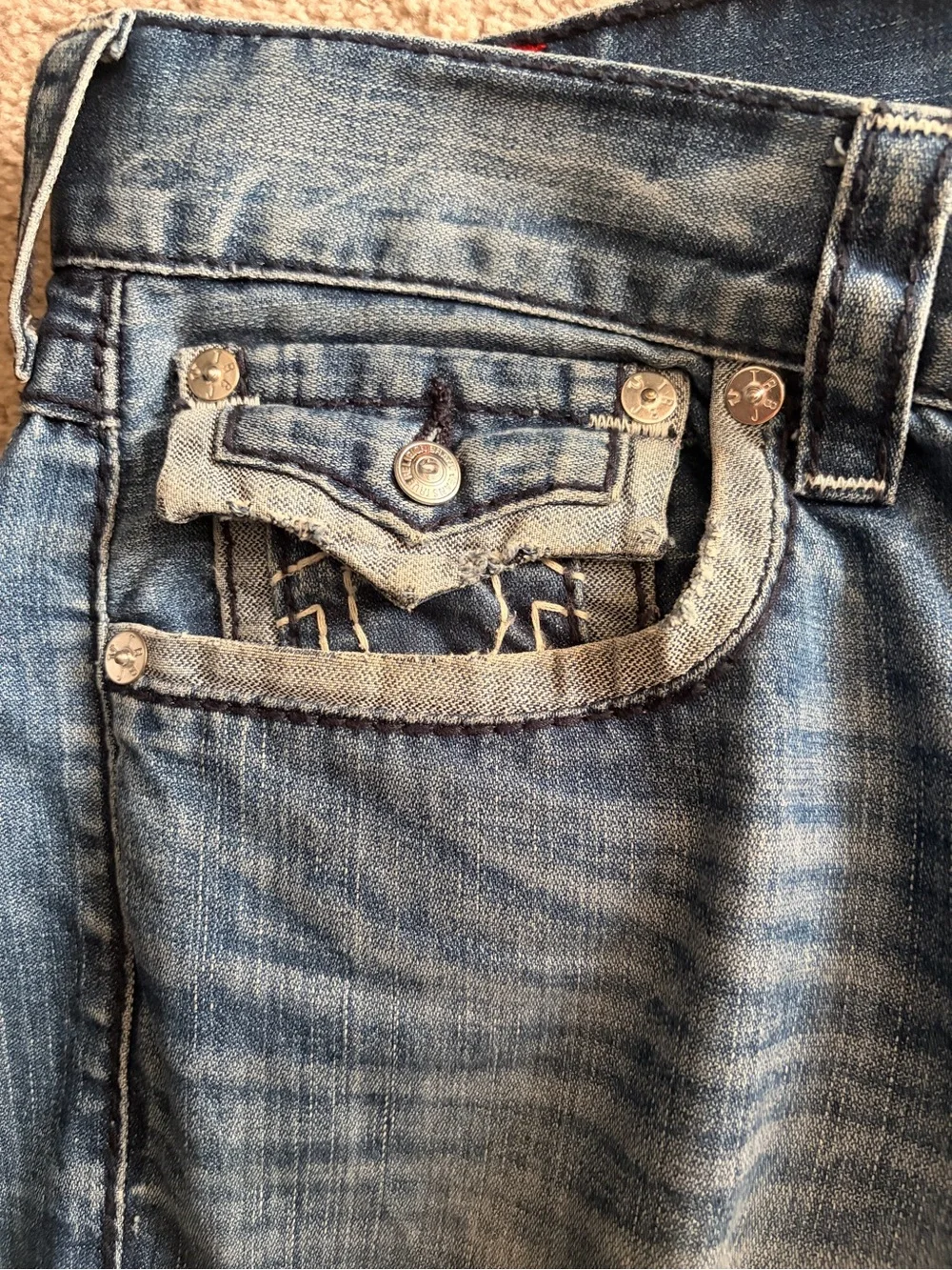 True Religion Men's Straight-Leg Jeans 32W
